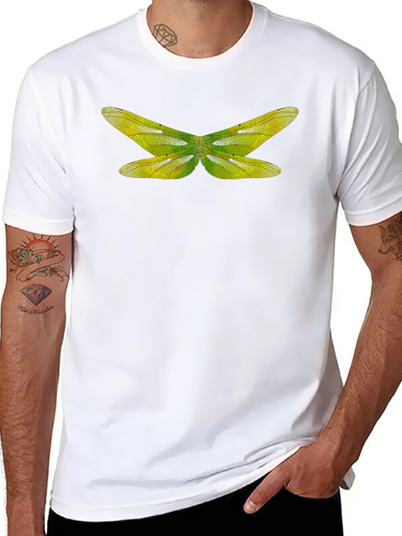 Dragonfly Wings Graphic Tee - Nature Lovers T-Shirt