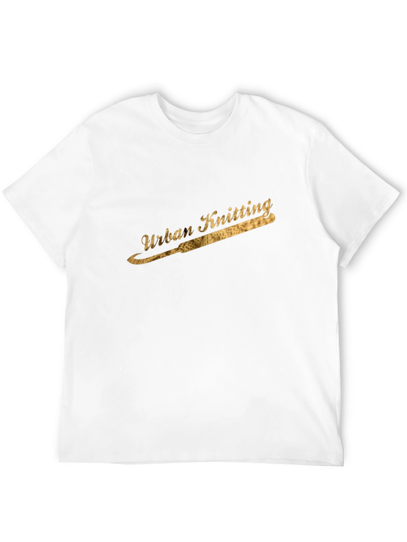 Urban Knitting Black T-Shirt