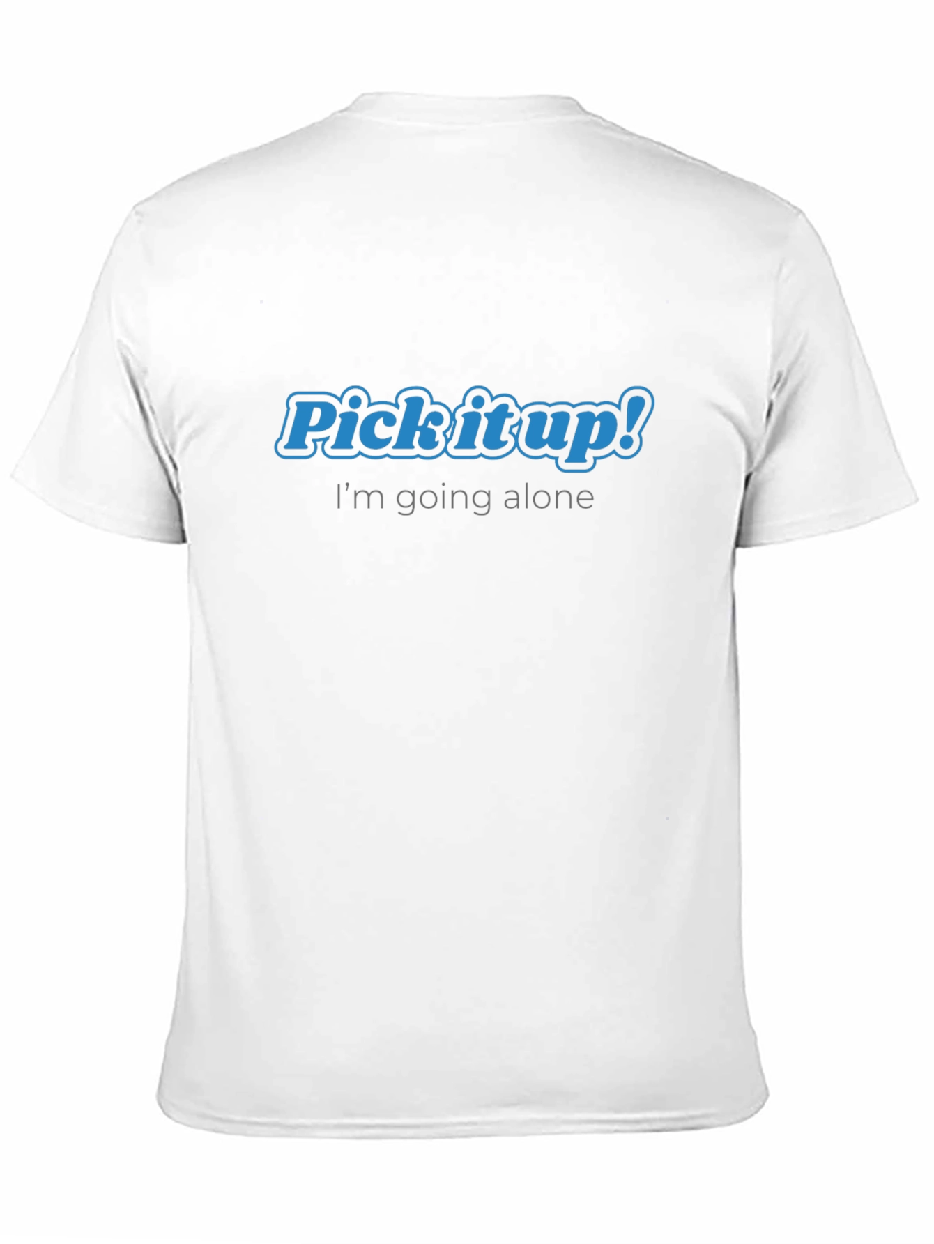 Pick it Up! Black Graphic Tee