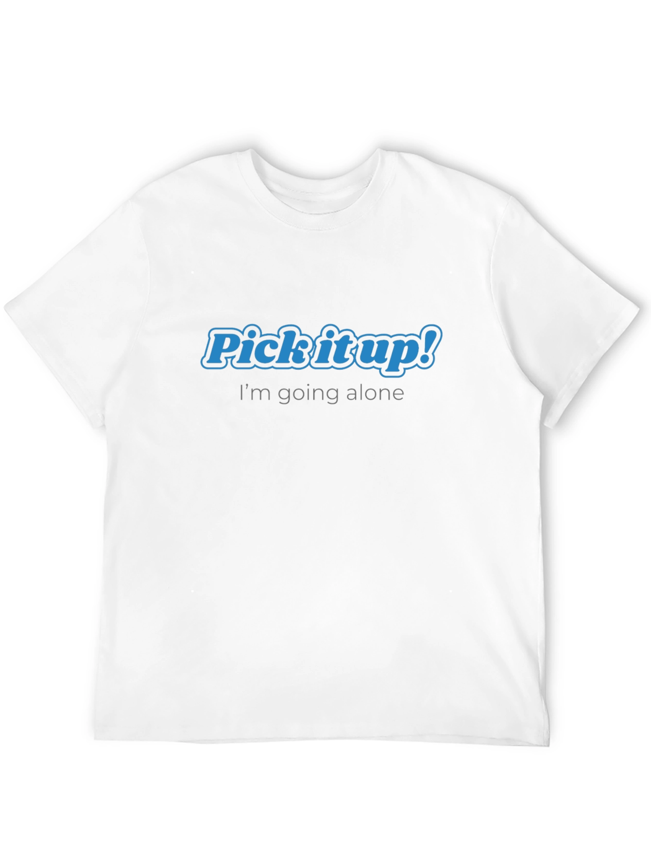 Pick it Up! Black Graphic Tee