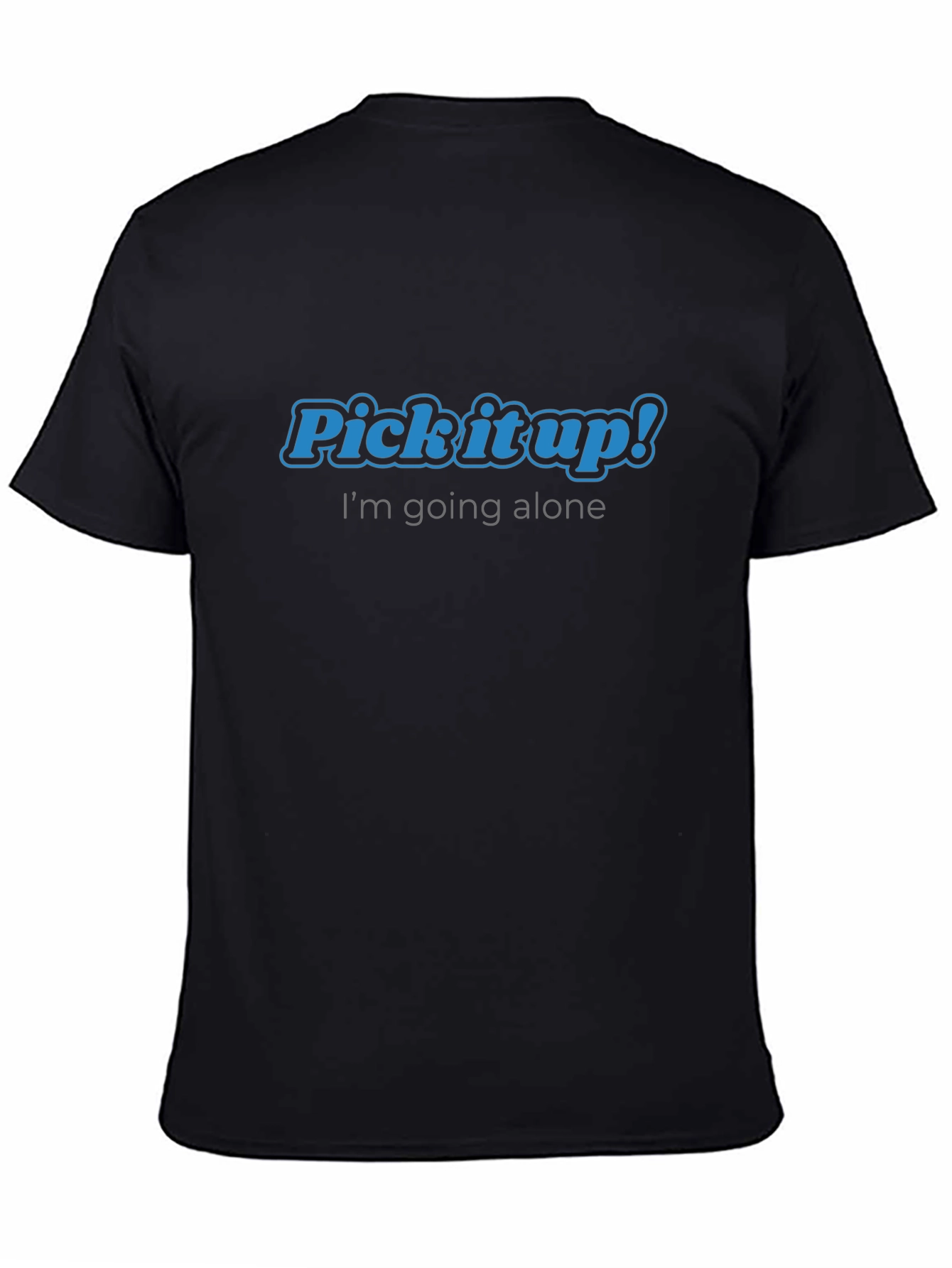 Pick it Up! Black Graphic Tee