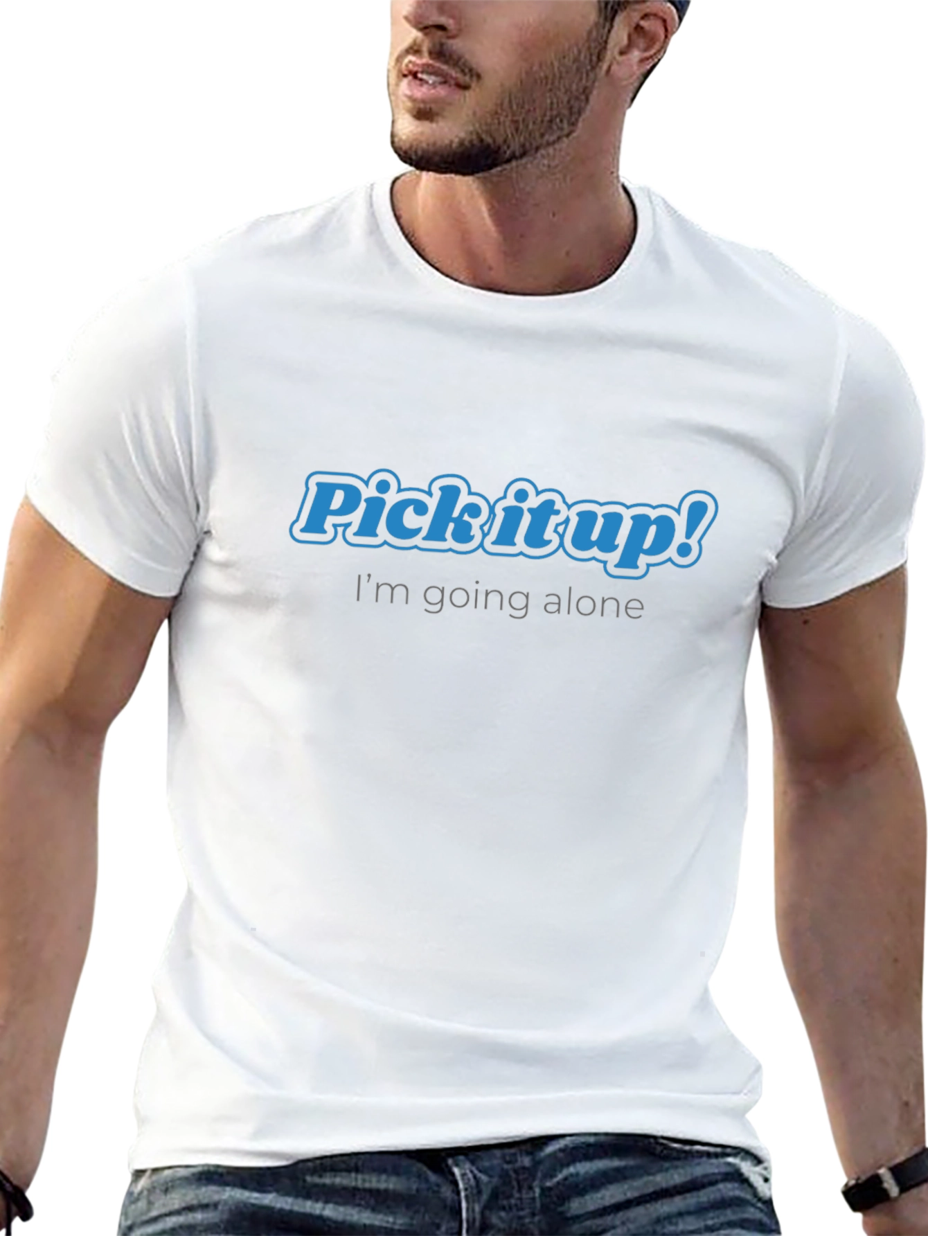 Pick it Up! Black Graphic Tee