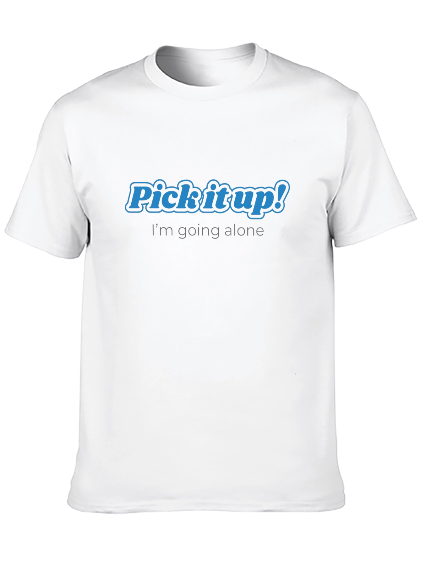 Pick it Up! Black Graphic Tee