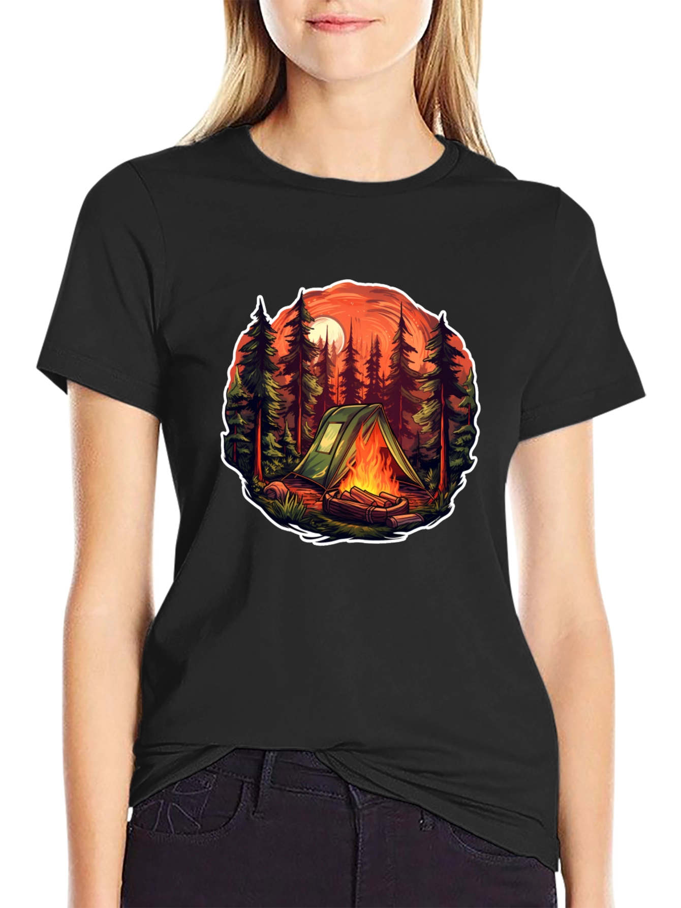Camping Trip Graphic T-Shirt
