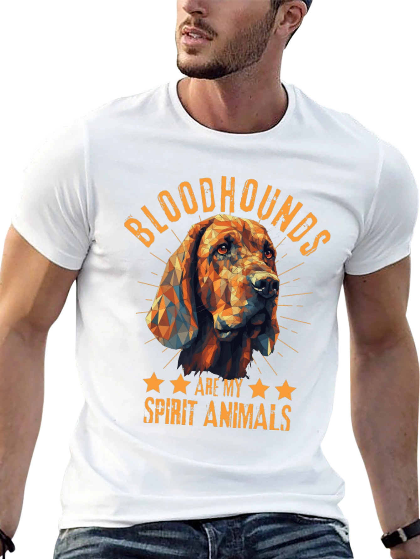 Bloodhounds Are My Spirit Animal Graphic T-Shirt