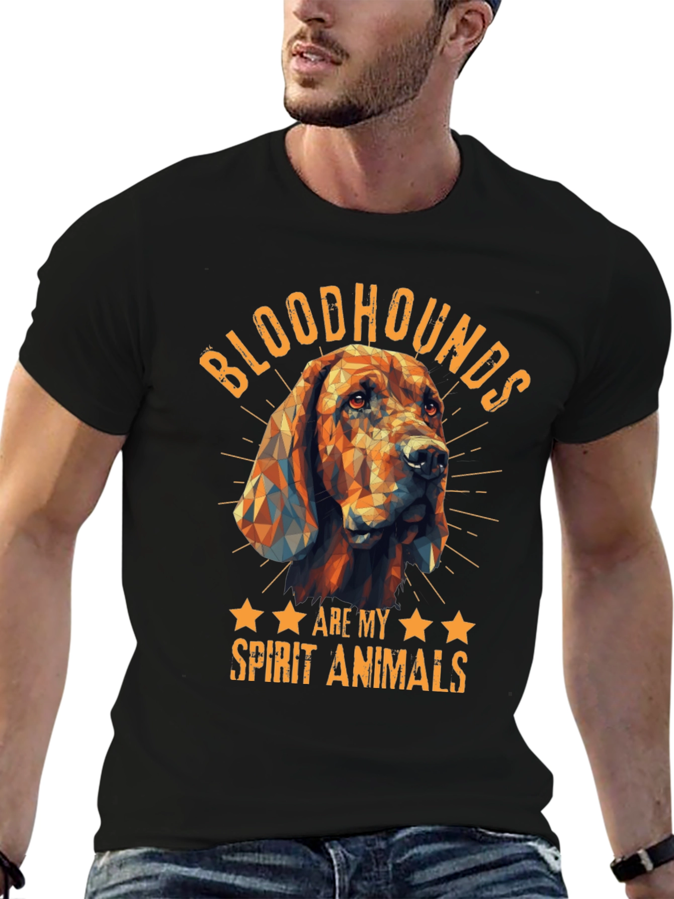 Bloodhounds Are My Spirit Animal Graphic T-Shirt