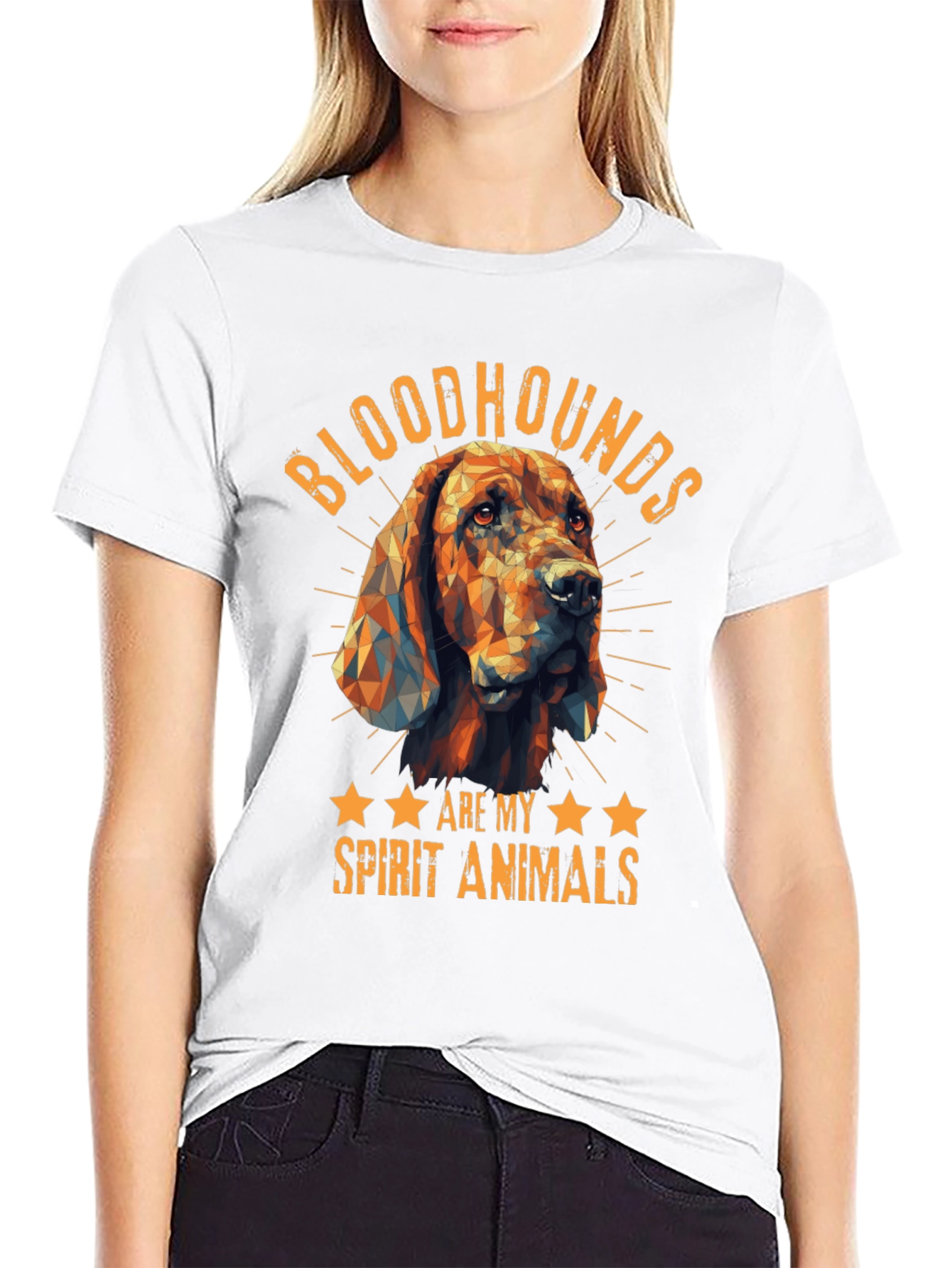 Bloodhounds Are My Spirit Animal Graphic T-Shirt