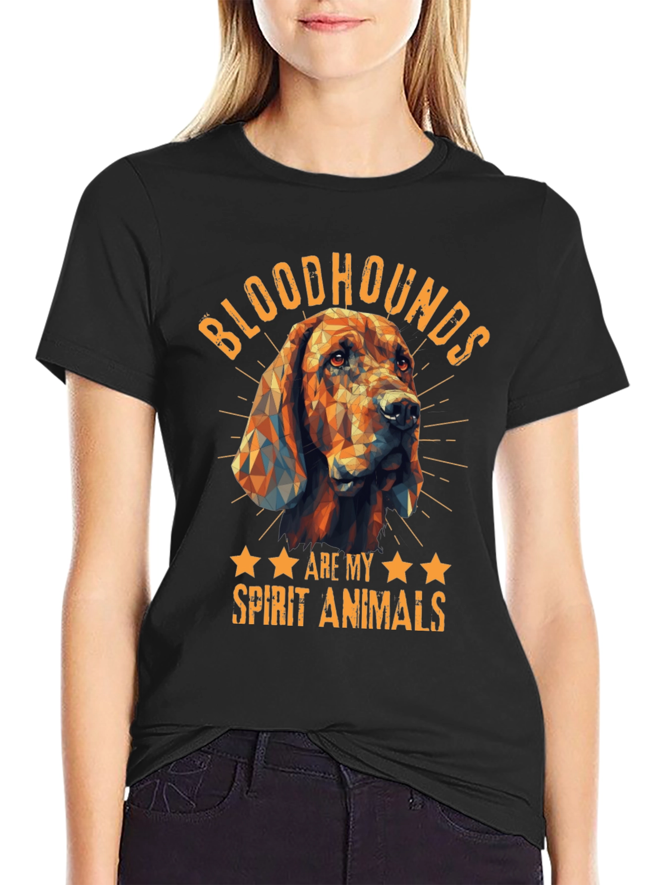 Bloodhounds Are My Spirit Animal Graphic T-Shirt