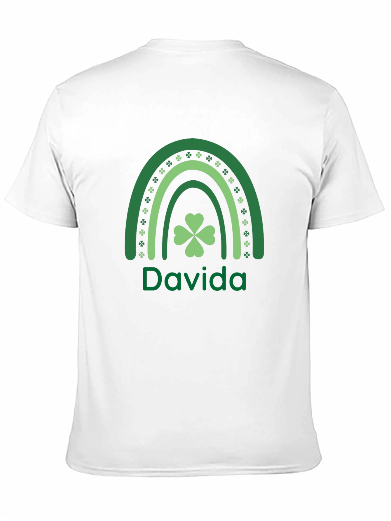 Davida Shamrock Rainbow St. Patricks Day T-Shirt