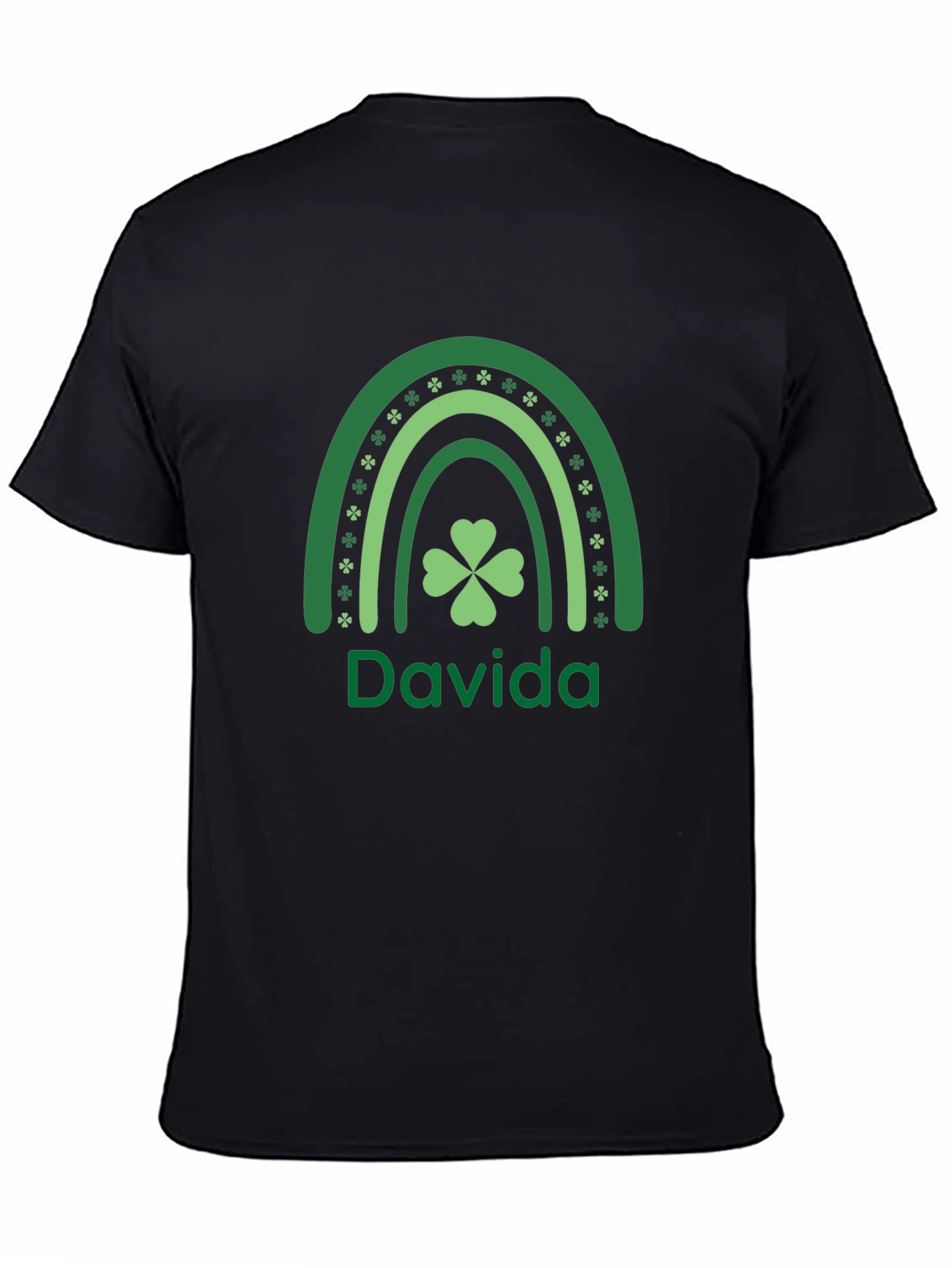 Davida Shamrock Rainbow St. Patricks Day T-Shirt