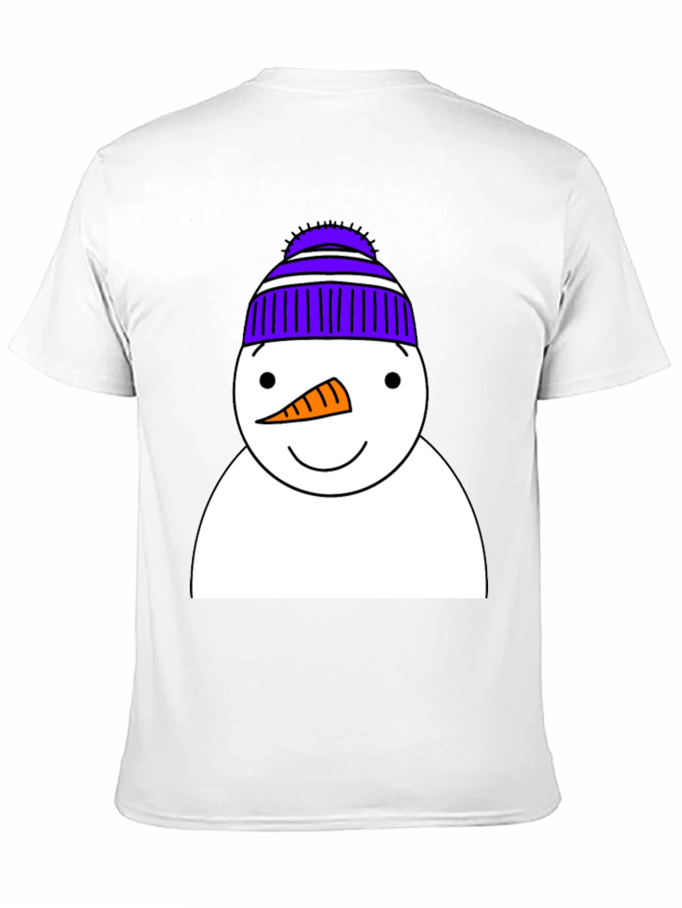 Snowman Graphic Tee - Festive Winter Apparel