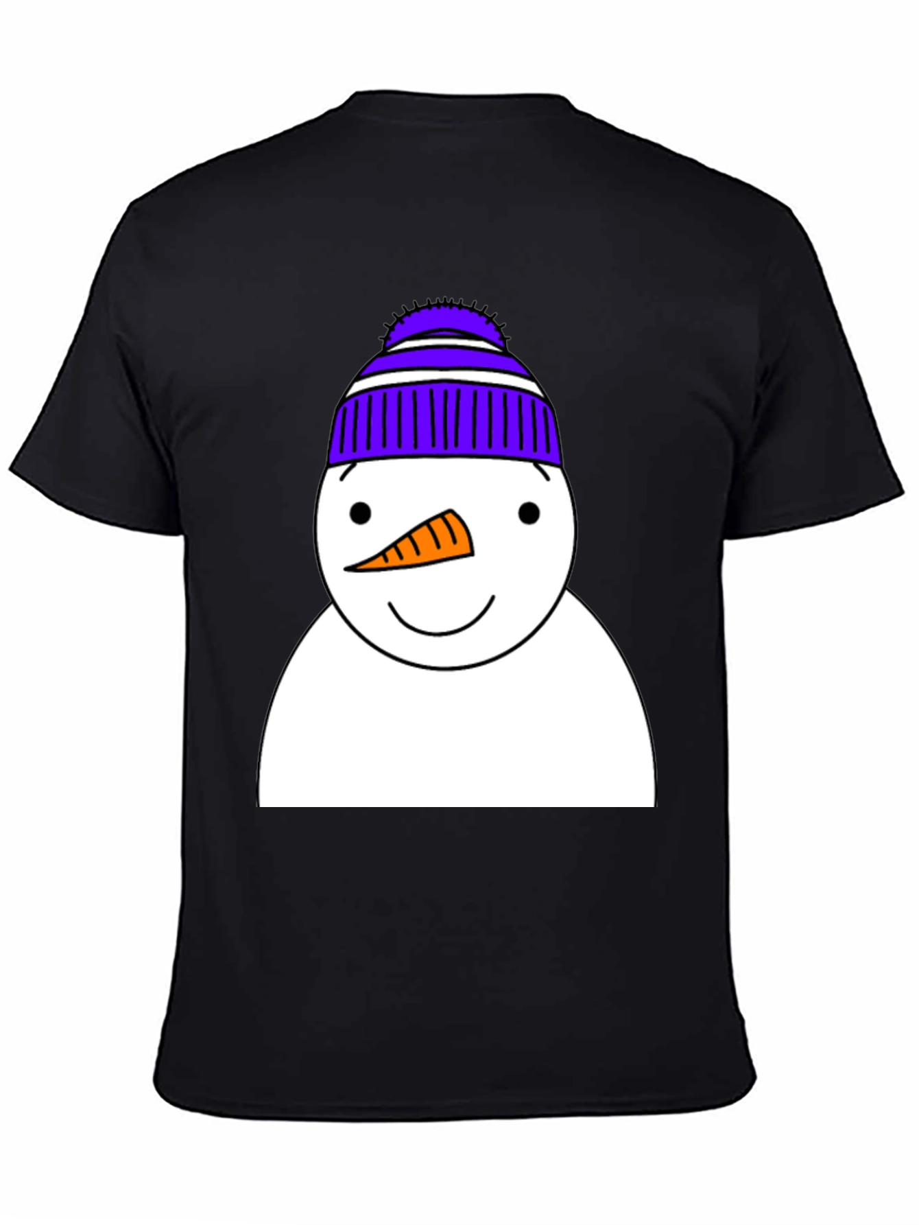 Snowman Graphic Tee - Festive Winter Apparel
