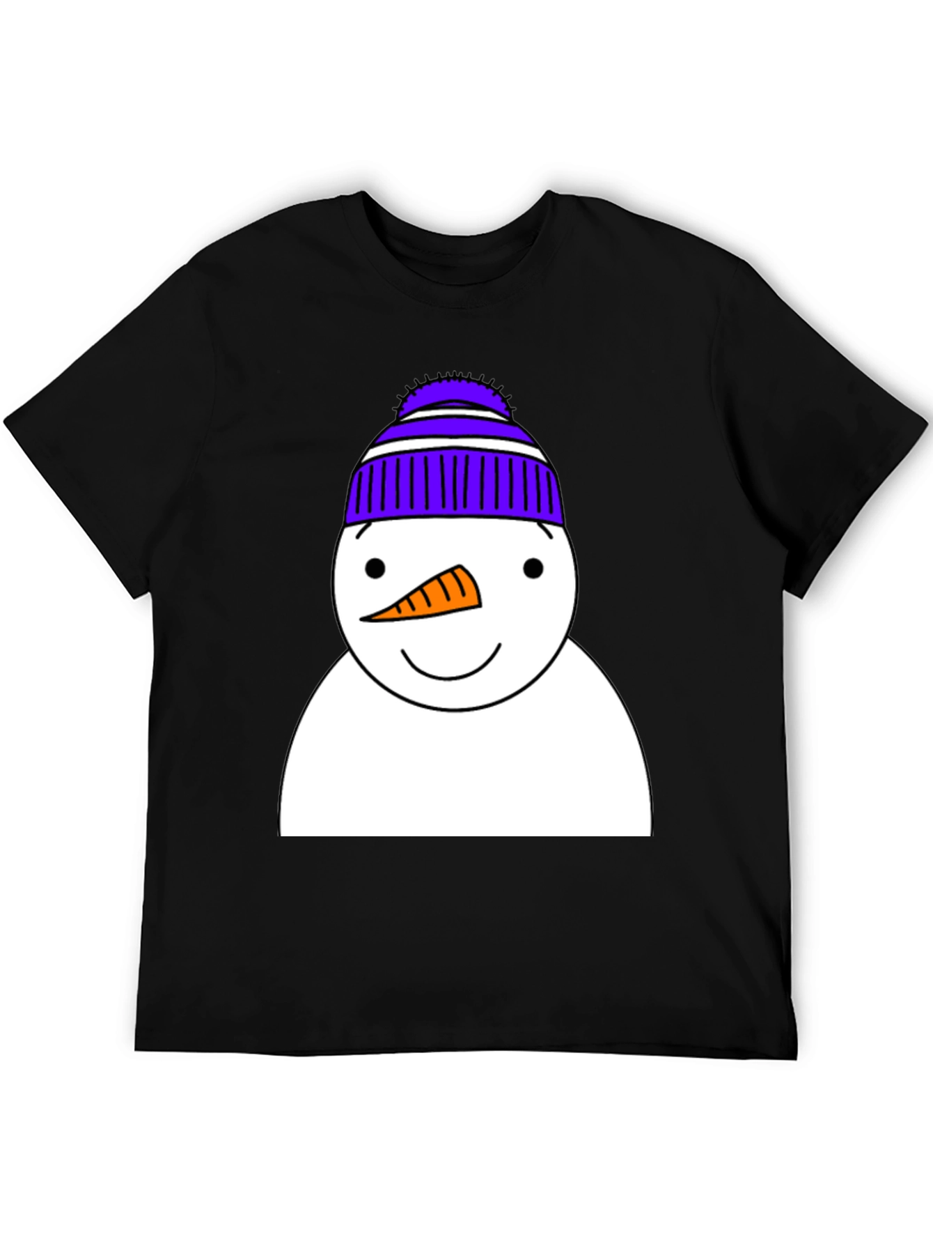 Snowman Graphic Tee - Festive Winter Apparel