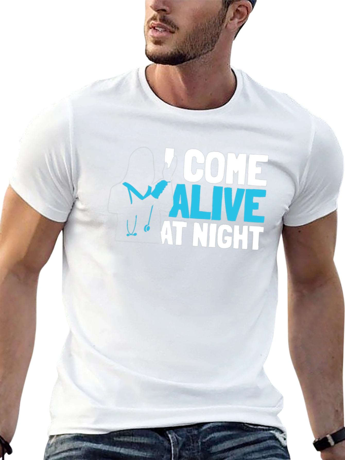 I Come Alive At Night Graphic T-Shirt