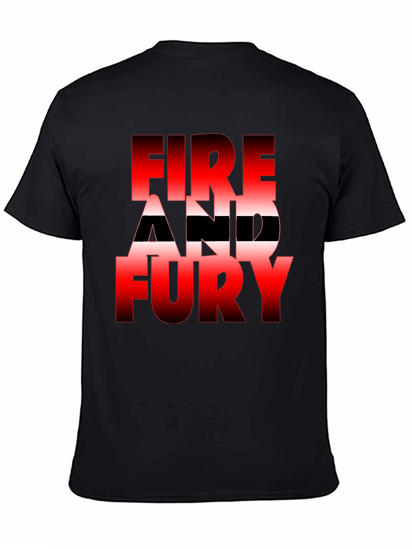 Fire and Fury Graphic Tee - Bold Statement Shirt