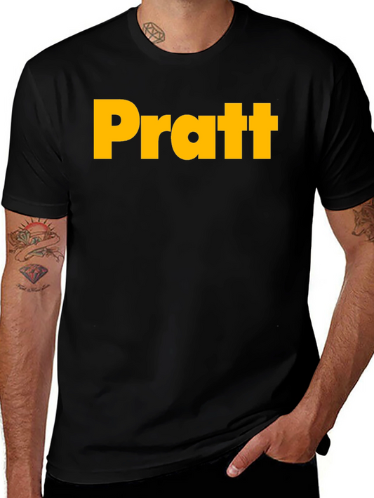 Pratt Graphic Tee - Bold Text Unisex T-Shirt