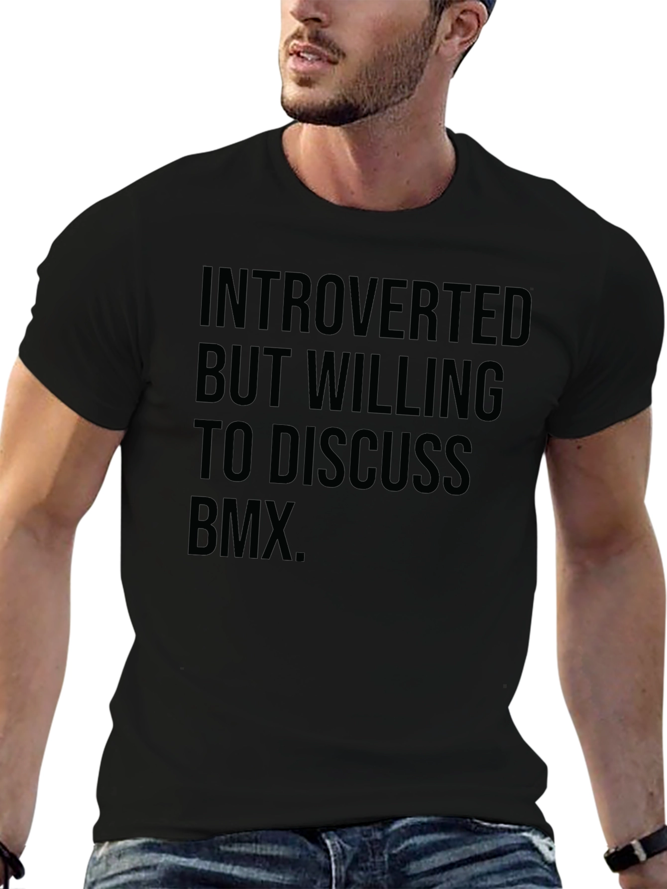 Introverted BMX T-Shirt - Soft Cotton Graphic Tee