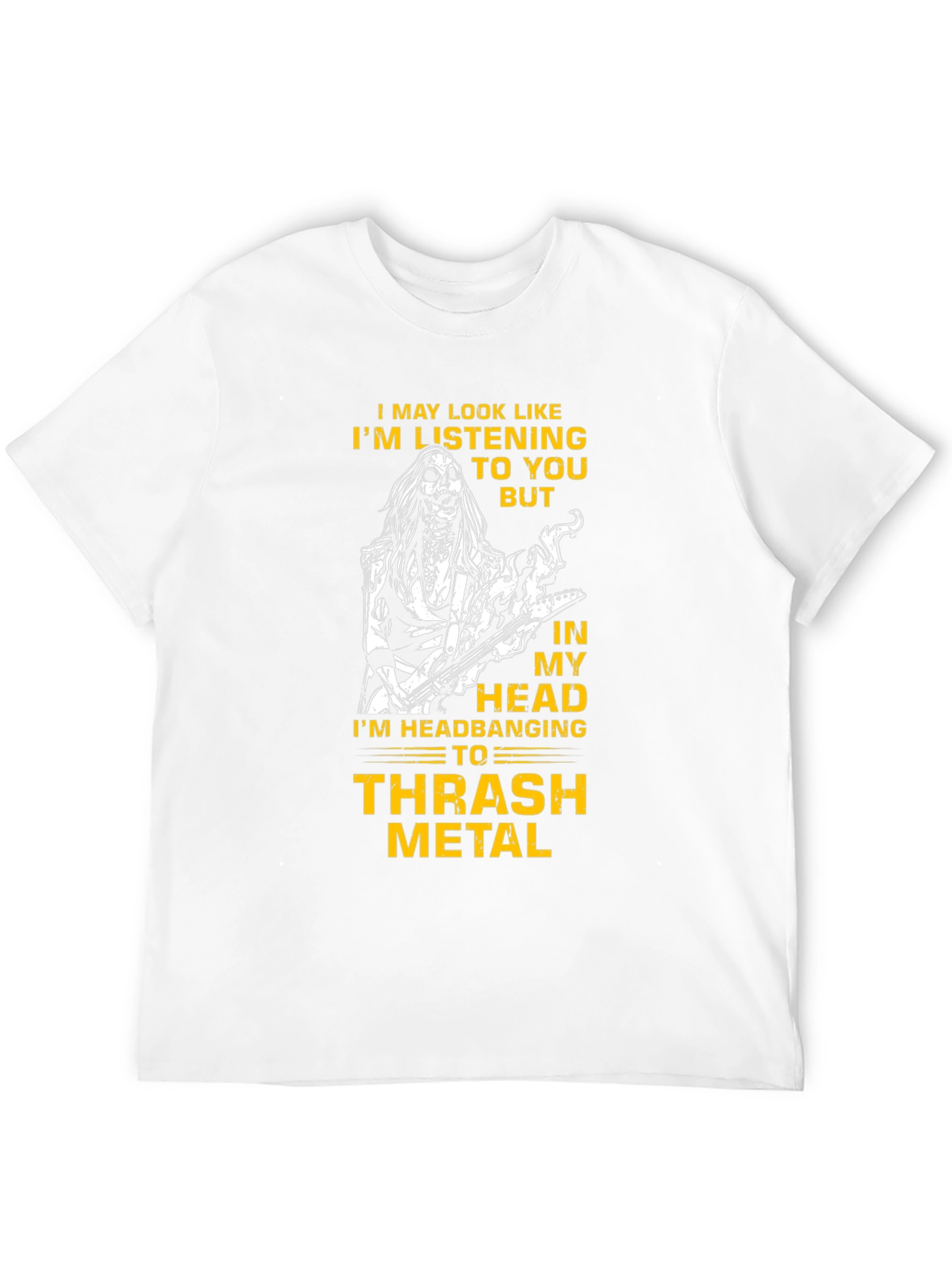 Thrash Metal Headbanger T-Shirt - Music Lover Tee