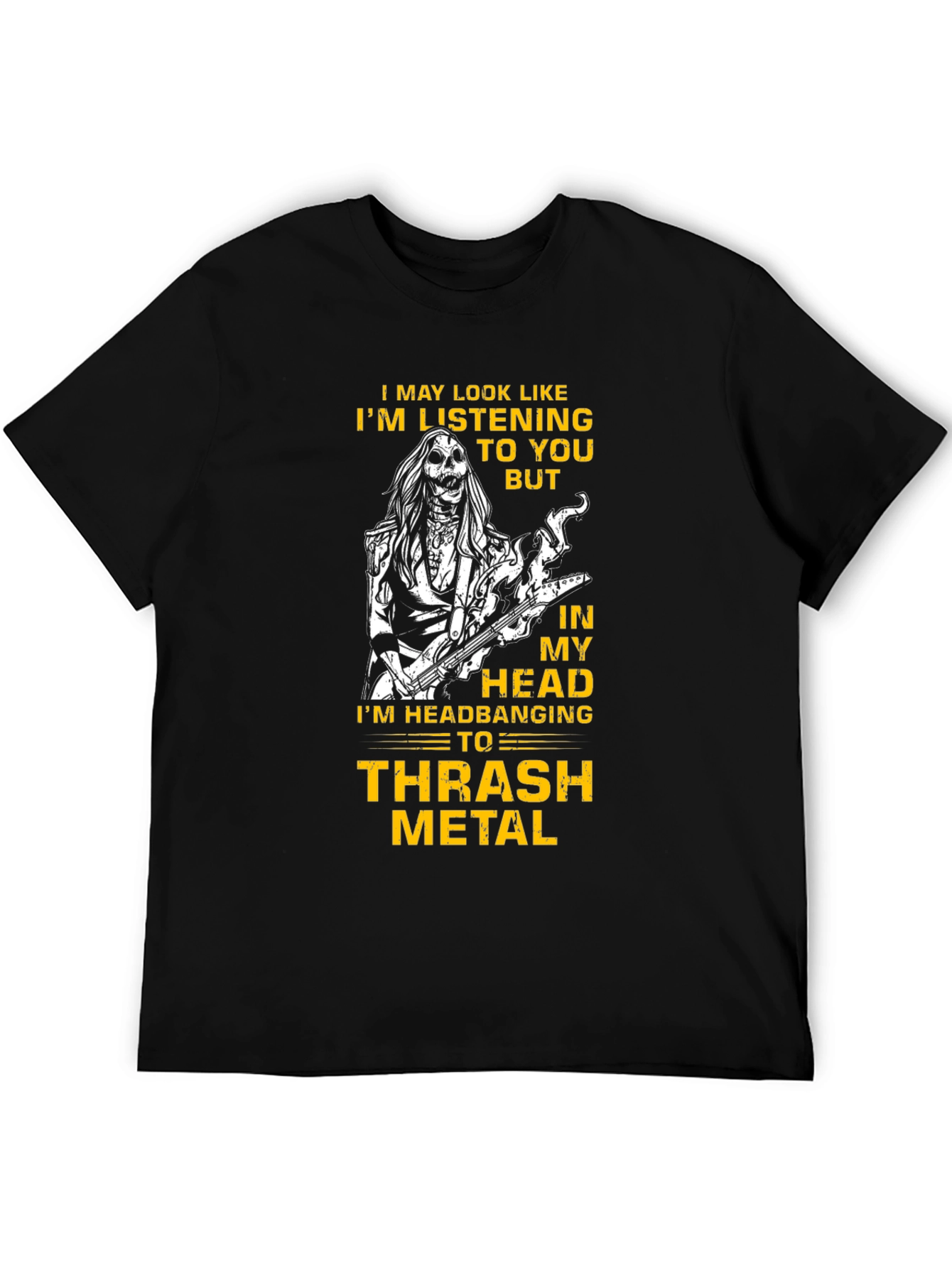 Thrash Metal Headbanger T-Shirt - Music Lover Tee