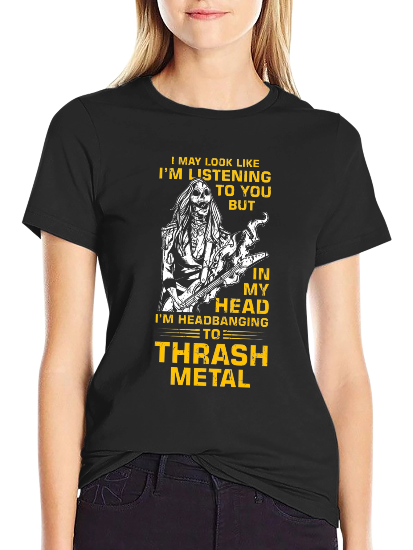 Thrash Metal Headbanger T-Shirt - Music Lover Tee