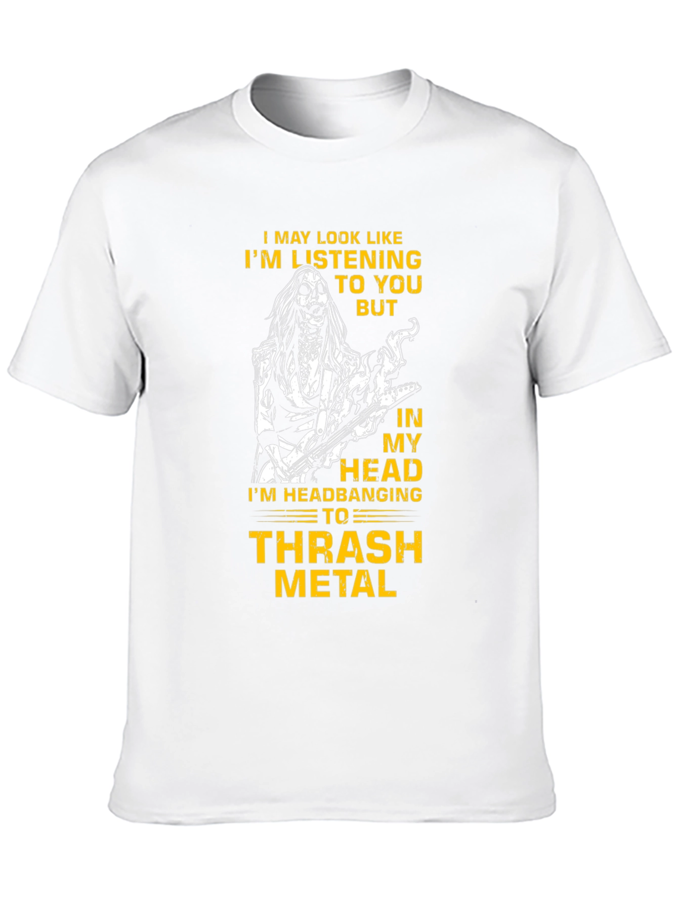 Thrash Metal Headbanger T-Shirt - Music Lover Tee