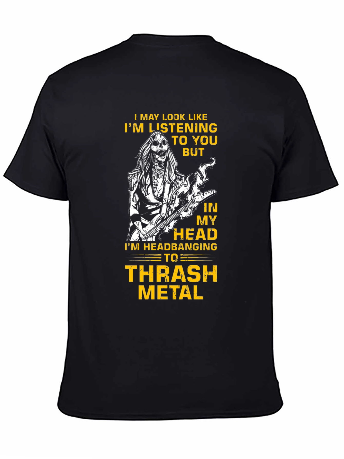 Thrash Metal Headbanger T-Shirt - Music Lover Tee