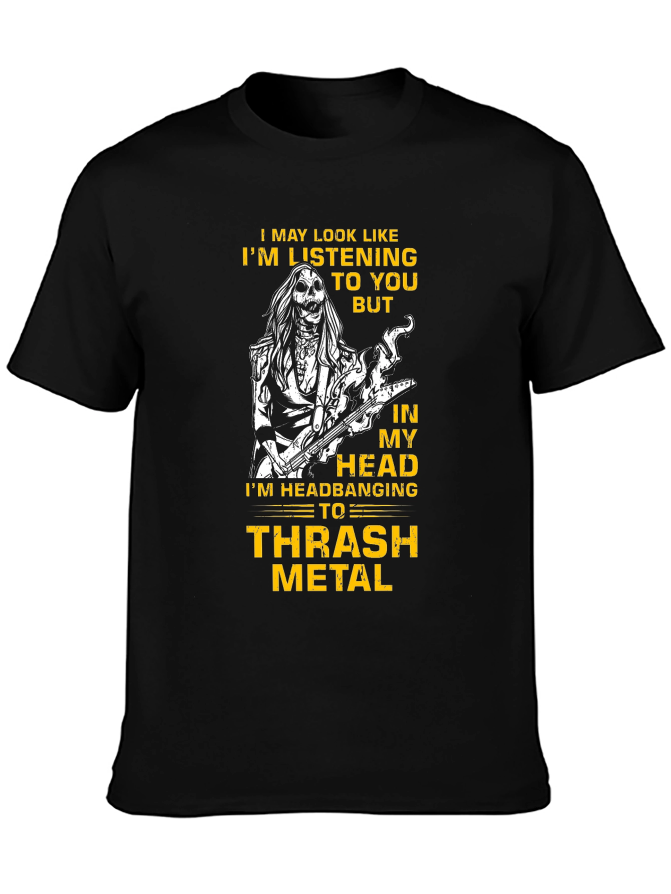 Thrash Metal Headbanger T-Shirt - Music Lover Tee