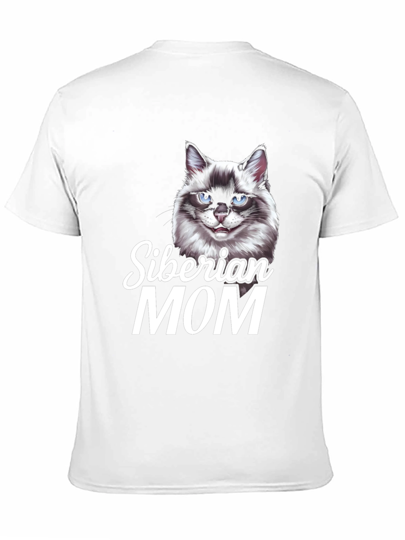 Siberian Cat Mom T-Shirt - Cute Pet Lover Tee