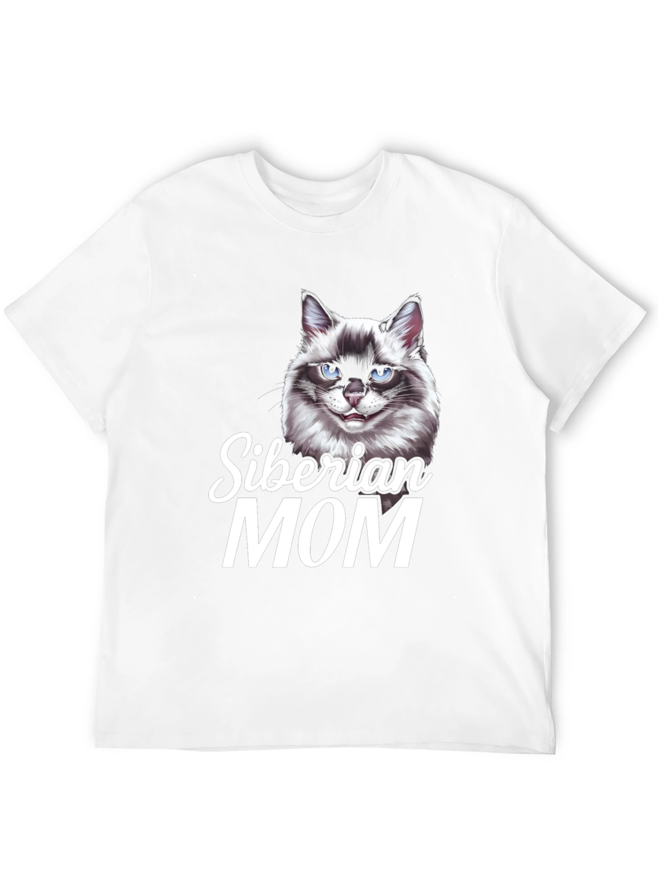 Siberian Cat Mom T-Shirt - Cute Pet Lover Tee