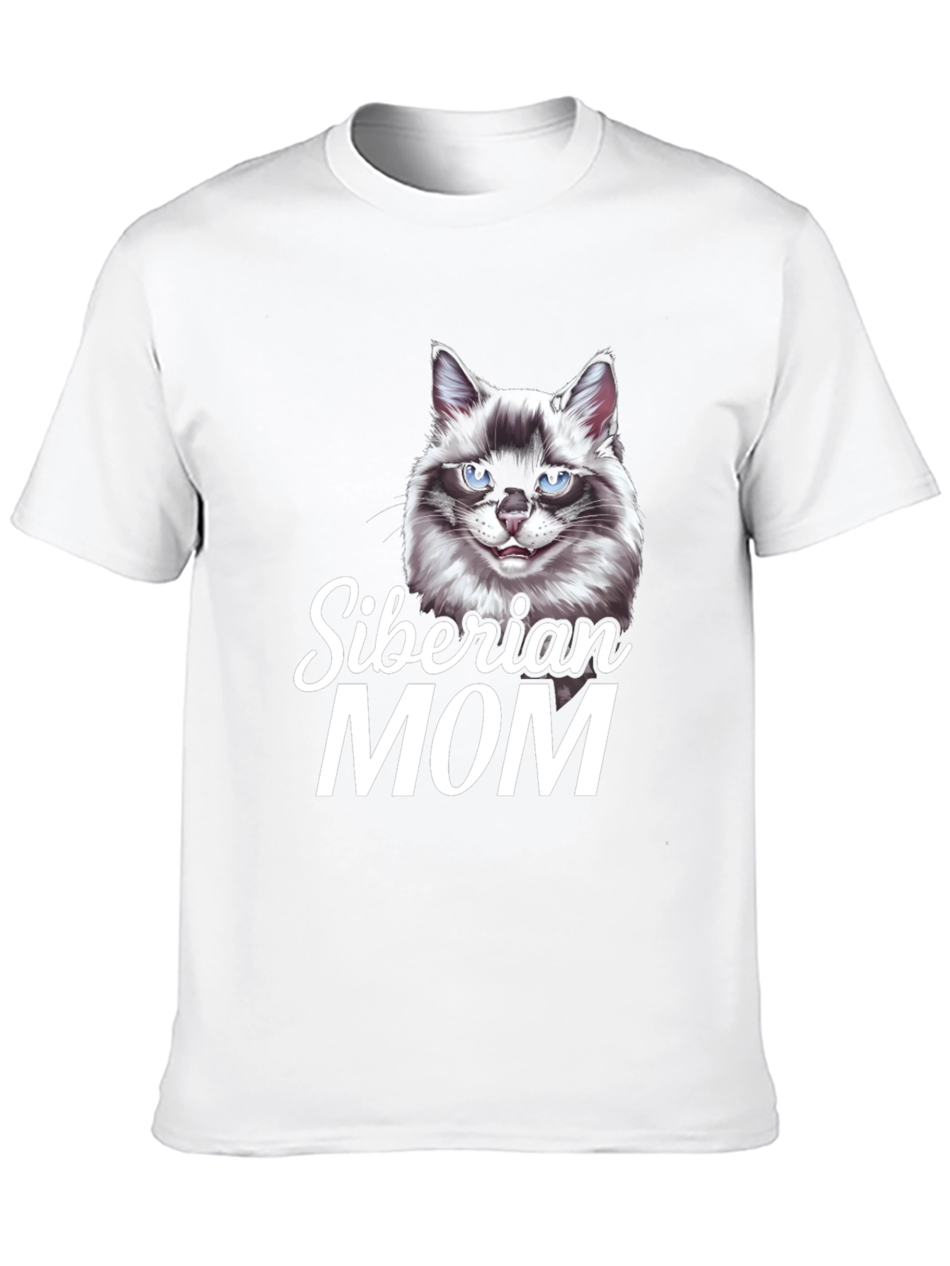 Siberian Cat Mom T-Shirt - Cute Pet Lover Tee