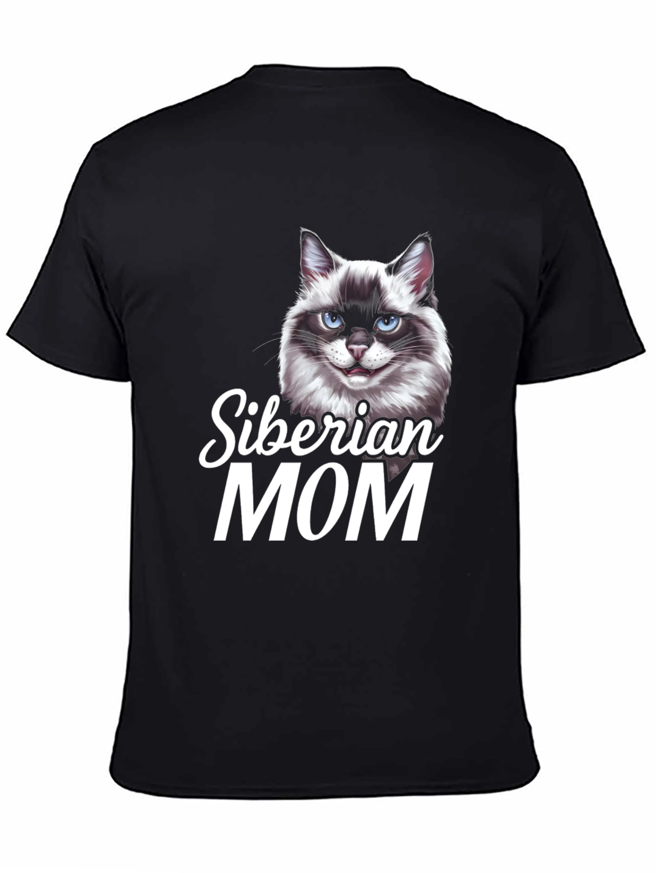 Siberian Cat Mom T-Shirt - Cute Pet Lover Tee