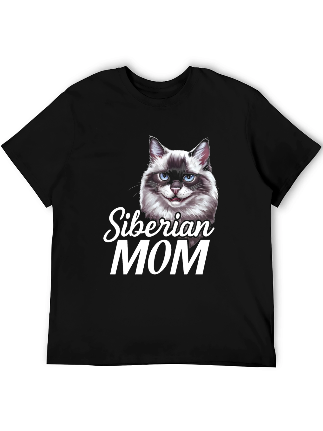 Siberian Cat Mom T-Shirt - Cute Pet Lover Tee
