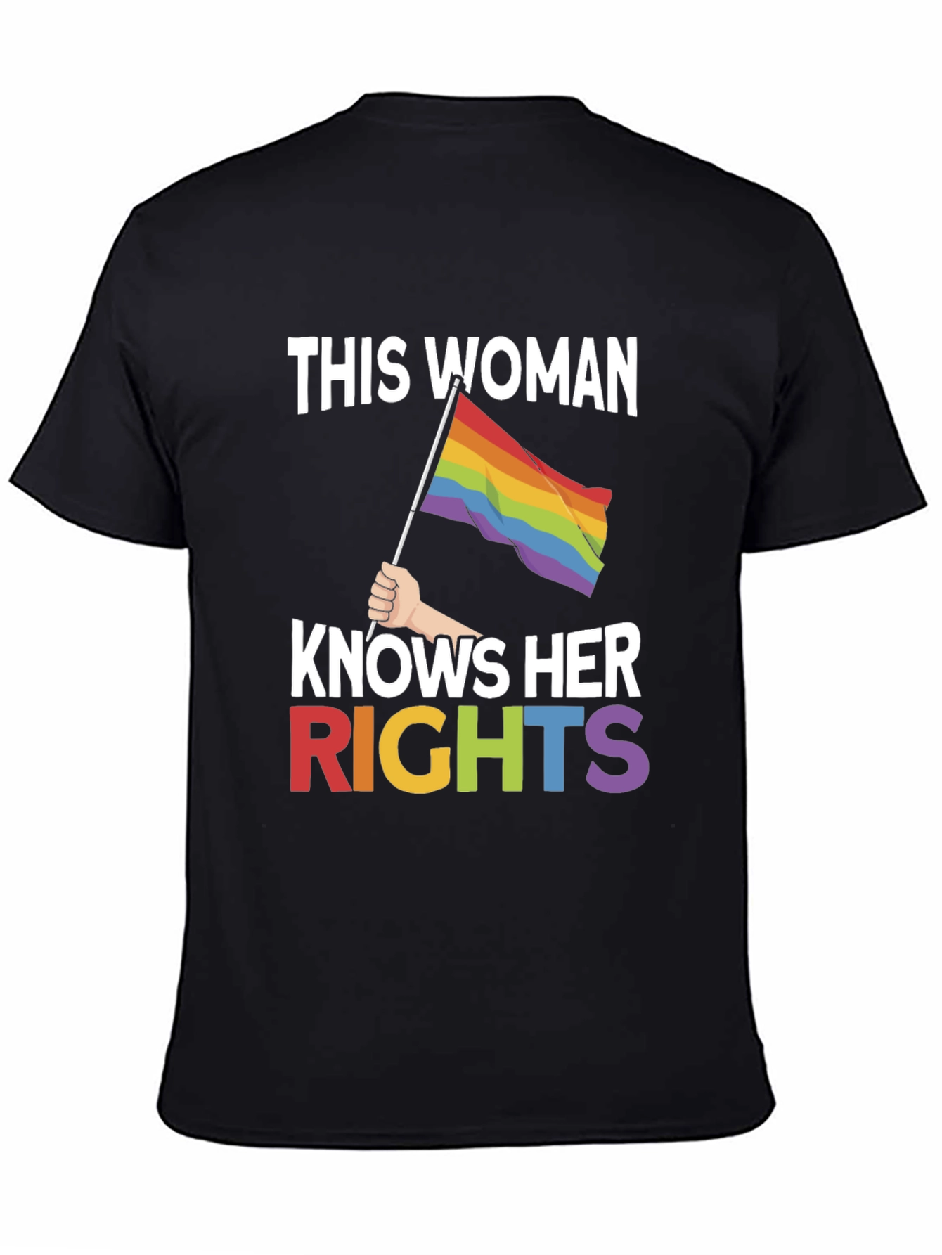 Woman Knows Her Rights LGBTQ Pride T-Shirt