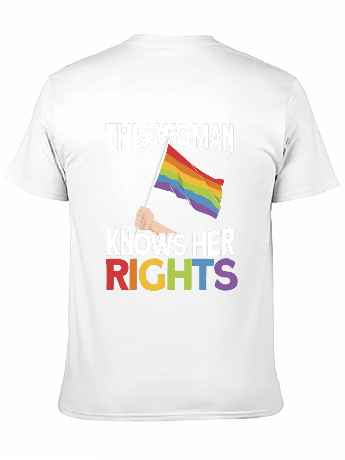 Woman Knows Her Rights LGBTQ Pride T-Shirt