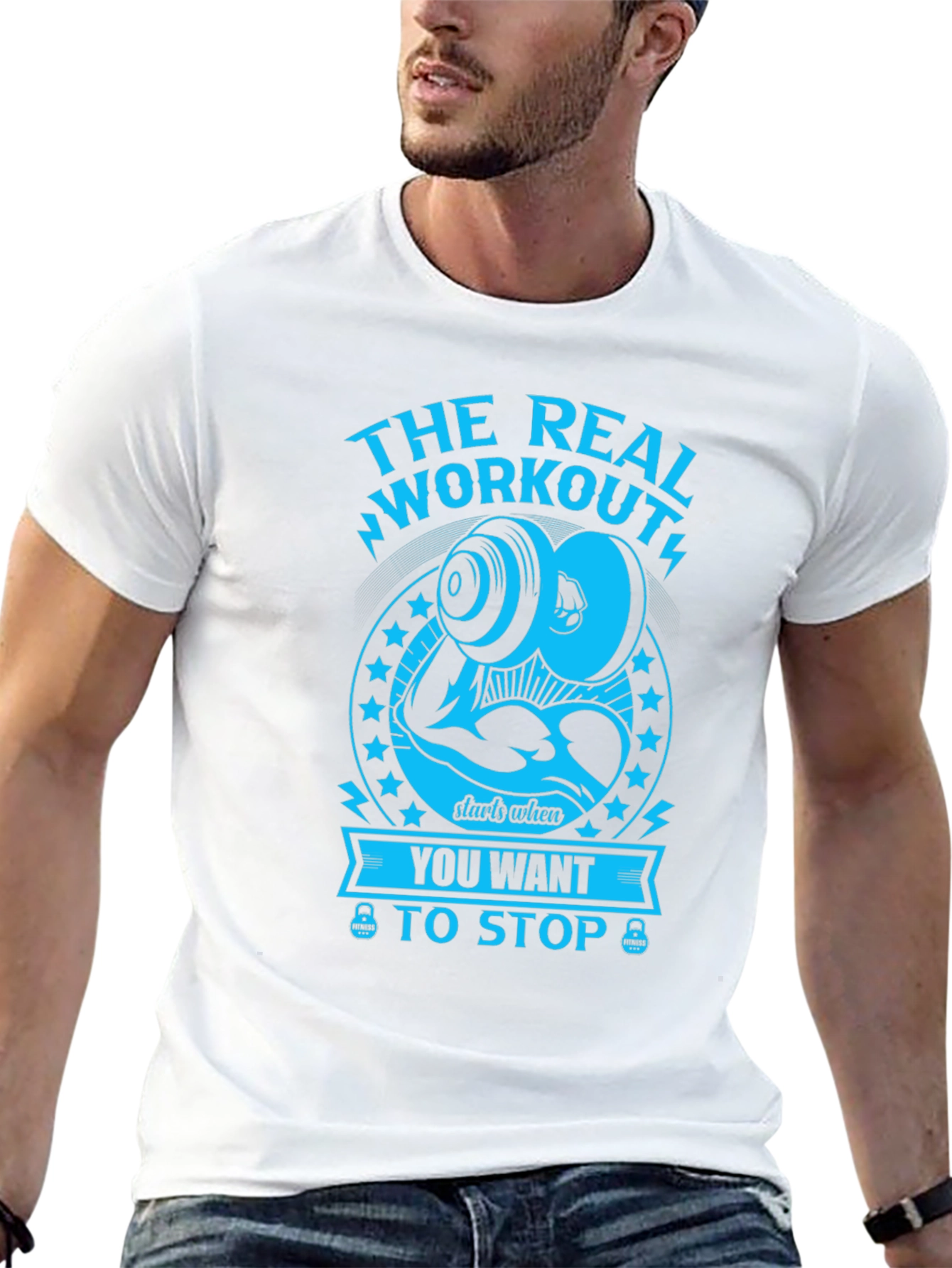 Workout Motivation T-Shirt - Gym Fitness Apparel
