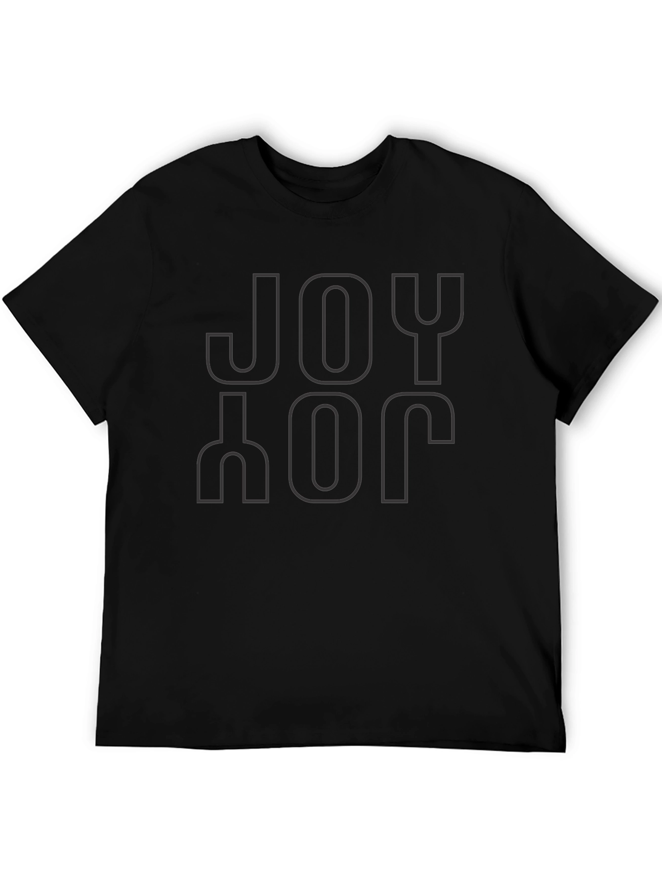 JOY Graphic Print Crew Neck T-Shirt