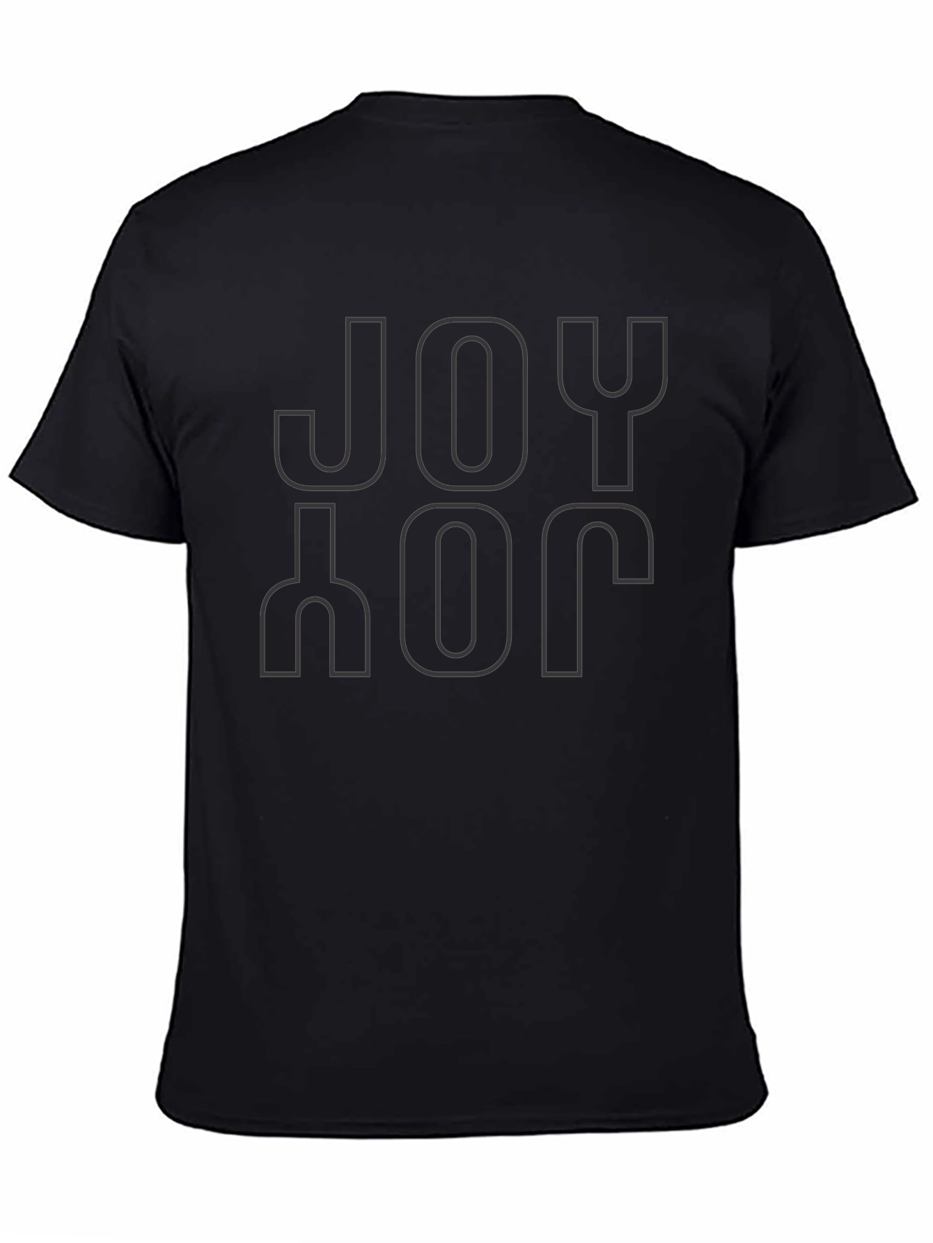 JOY Graphic Print Crew Neck T-Shirt