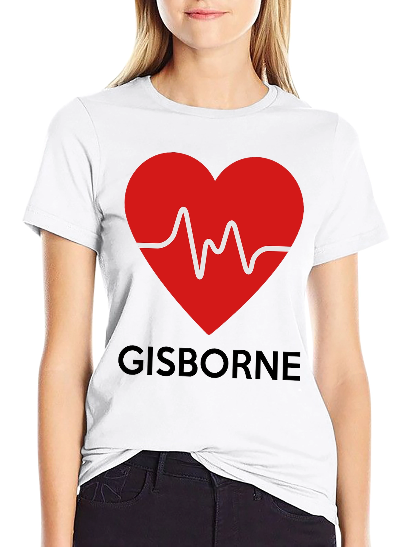 Gisborne Heartbeat T-Shirt - Love Gisborne!