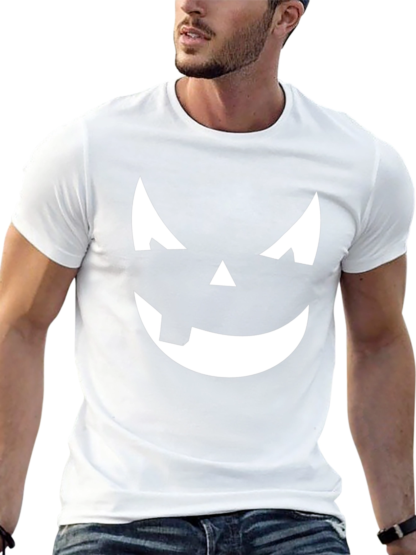 Halloween Pumpkin Face T-Shirt