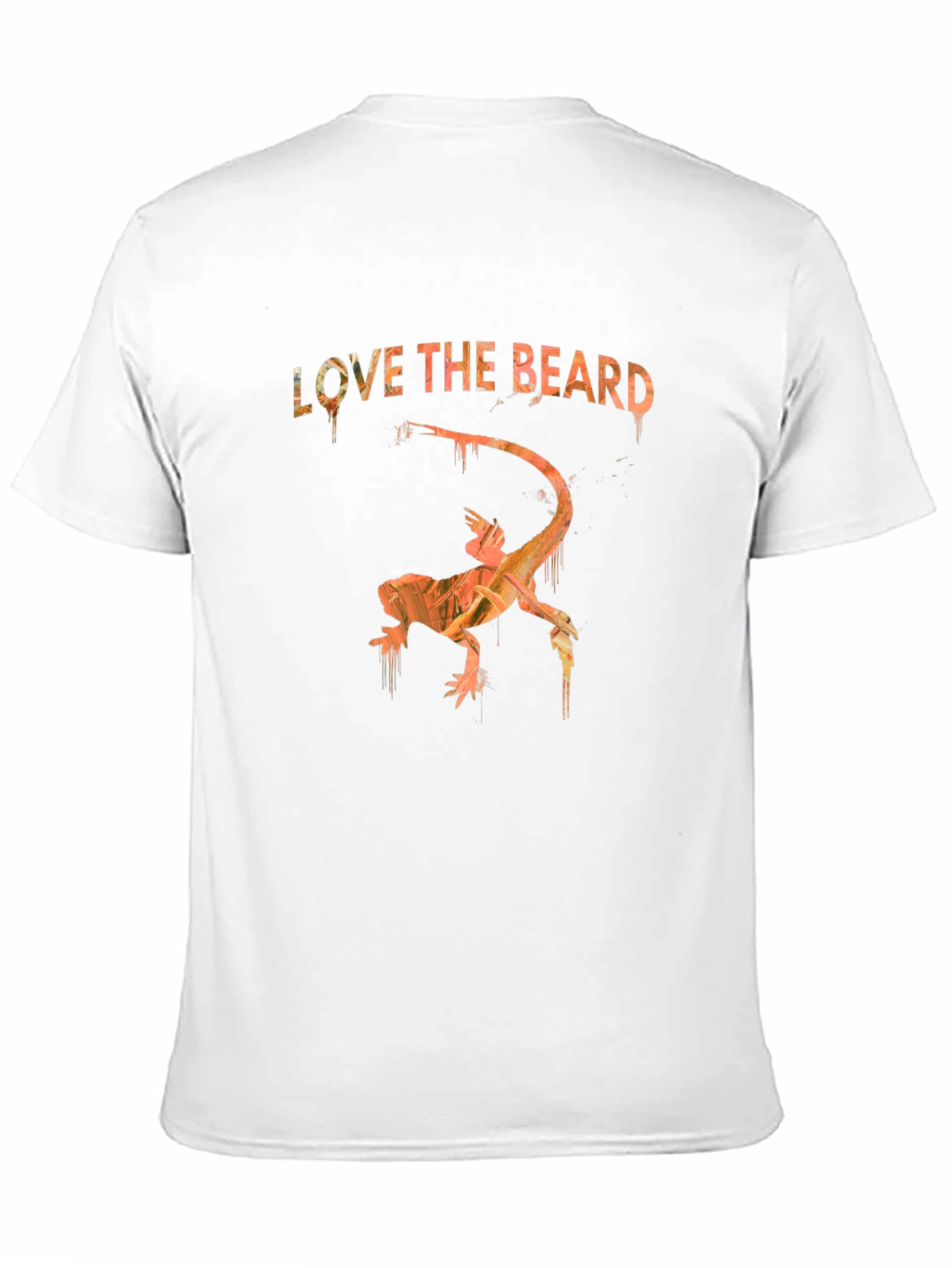 Love the Beard Lizard Graphic Tee - Black