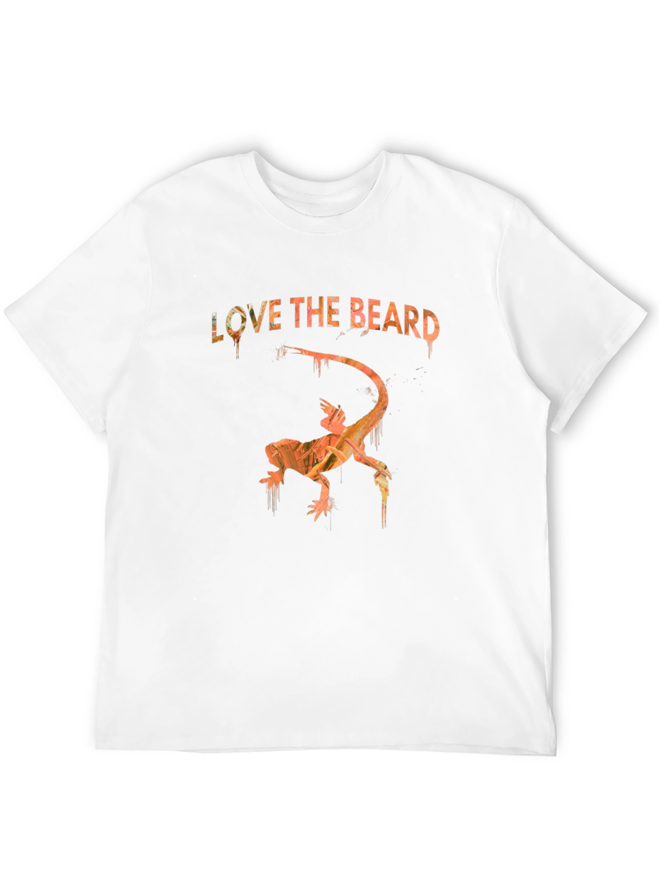 Love the Beard Lizard Graphic Tee - Black