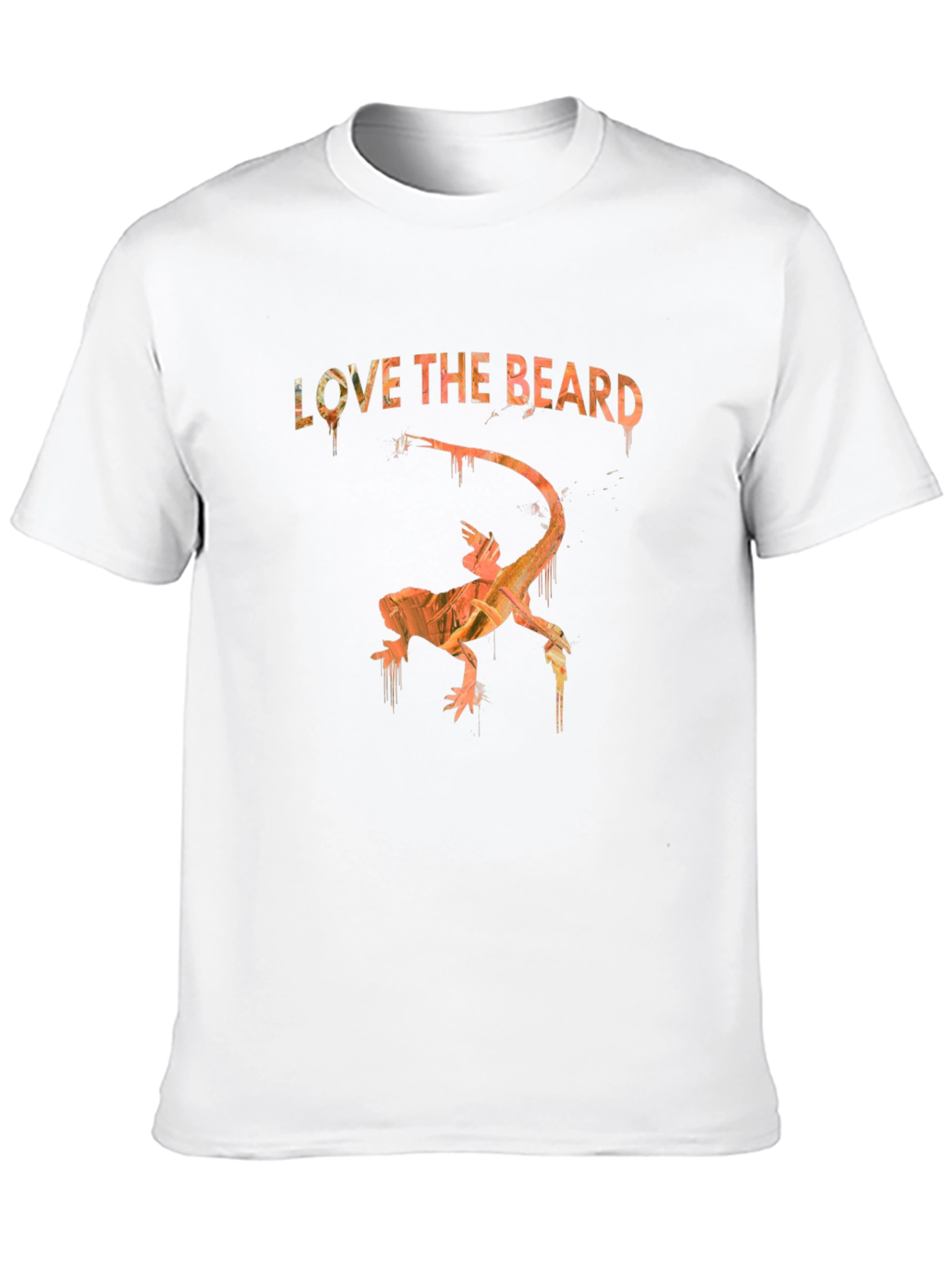 Love the Beard Lizard Graphic Tee - Black