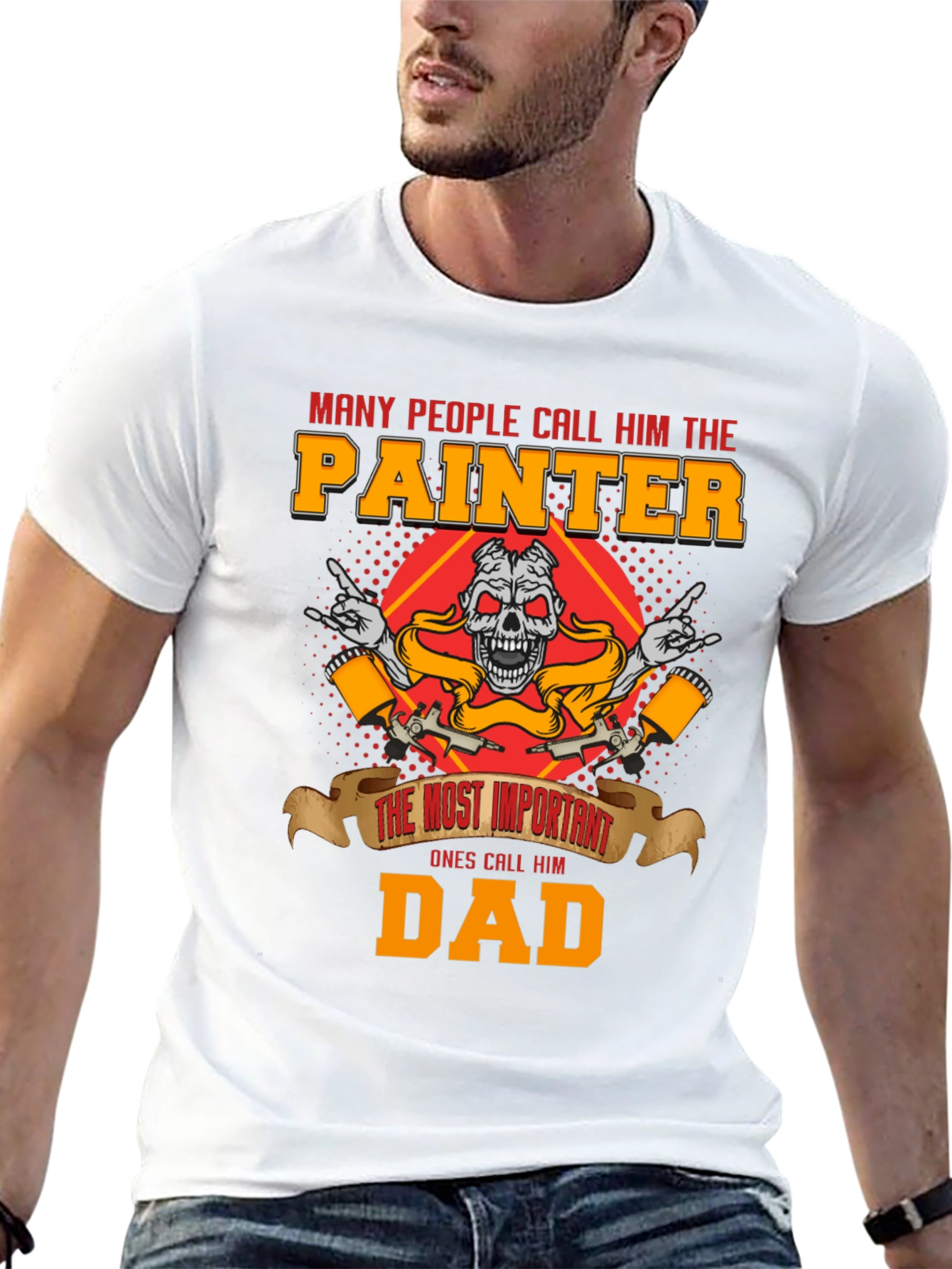 Painter Dad Graphic T-Shirt