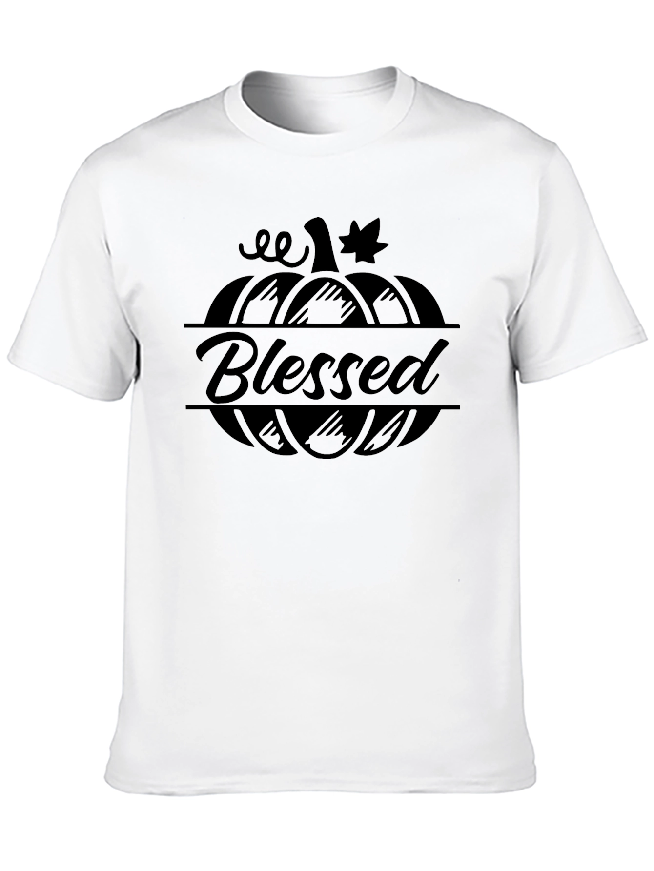 Blessed Pumpkin T-Shirt - Fall Thanksgiving Tee