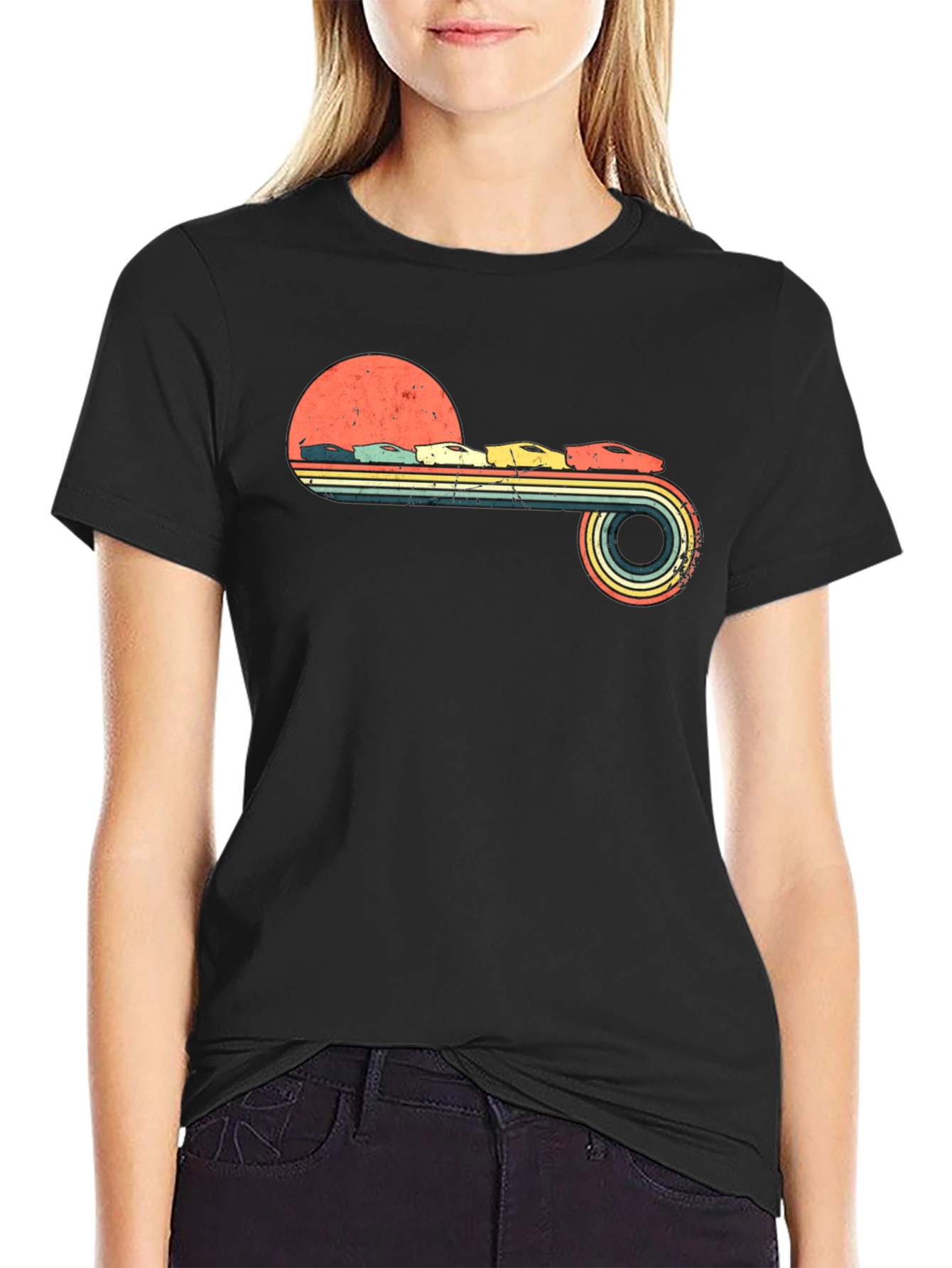 Retro Sunset Racing T-Shirt