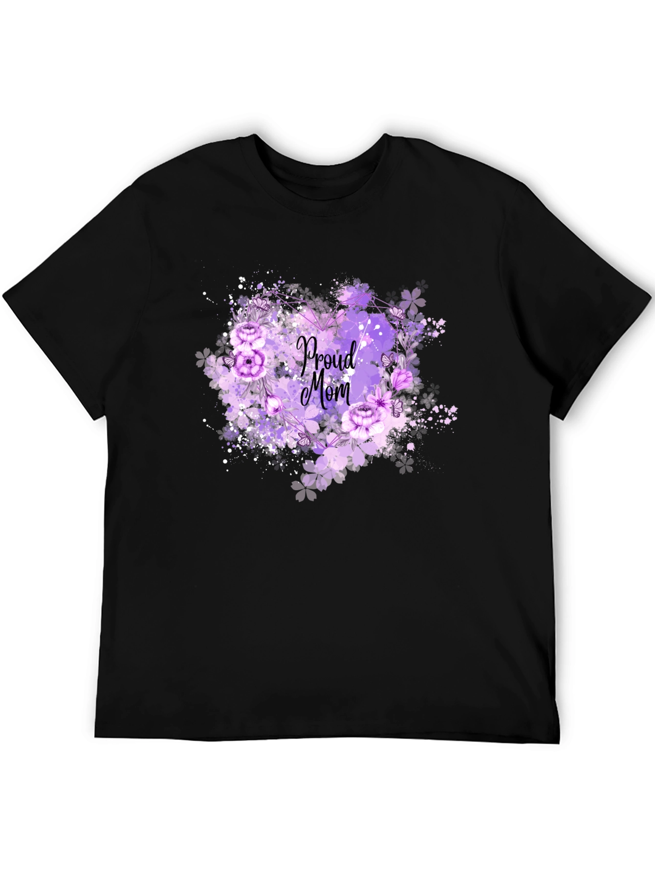 Proud Mom Floral T-Shirt