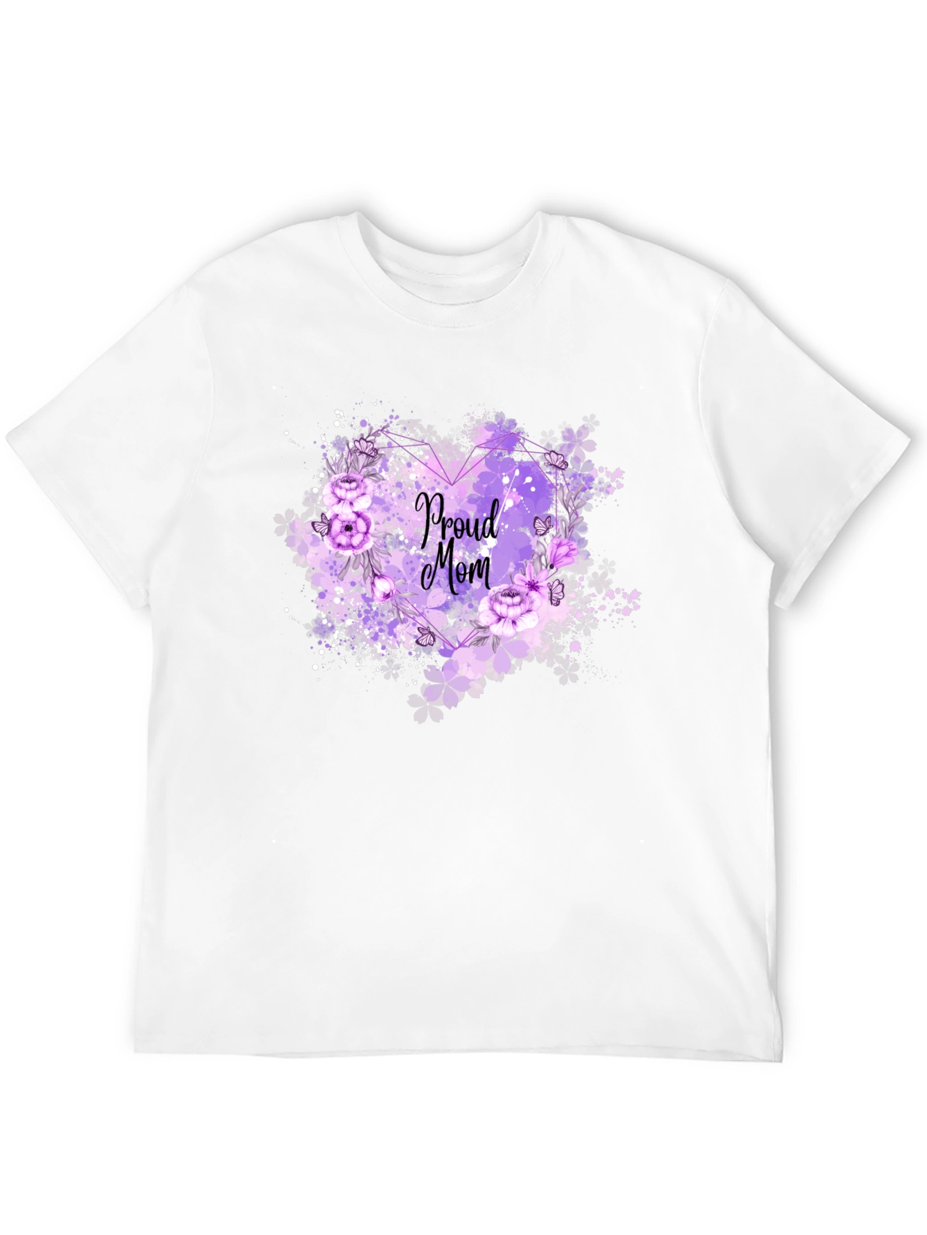 Proud Mom Floral T-Shirt