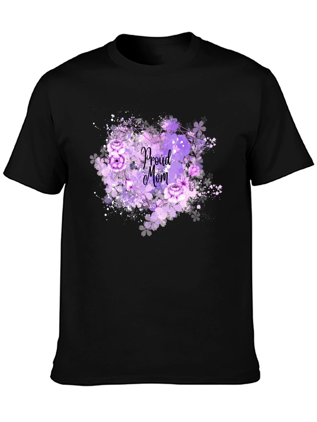 Proud Mom Floral T-Shirt