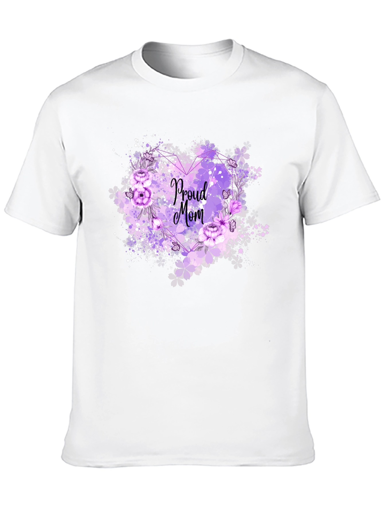 Proud Mom Floral T-Shirt