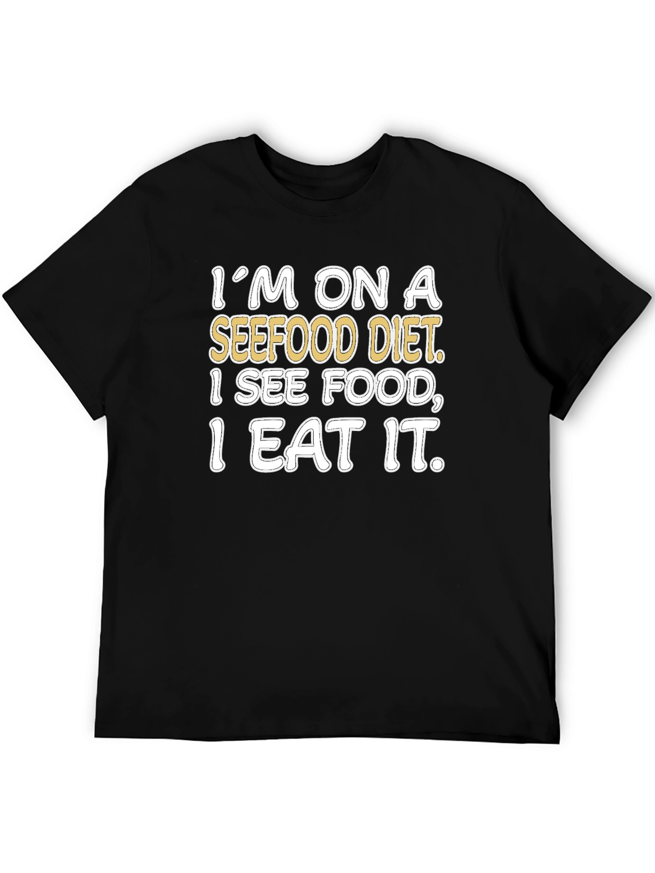Seefood Diet T-Shirt - Funny Foodie Tee
